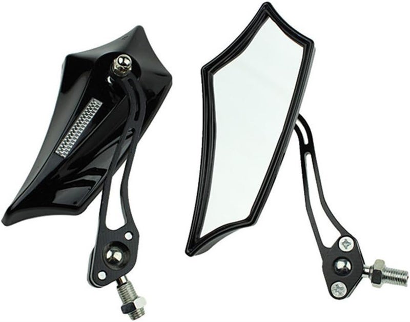 ESUPPORT E Support Black Universal Motorcycle Side Mirror - Image 1