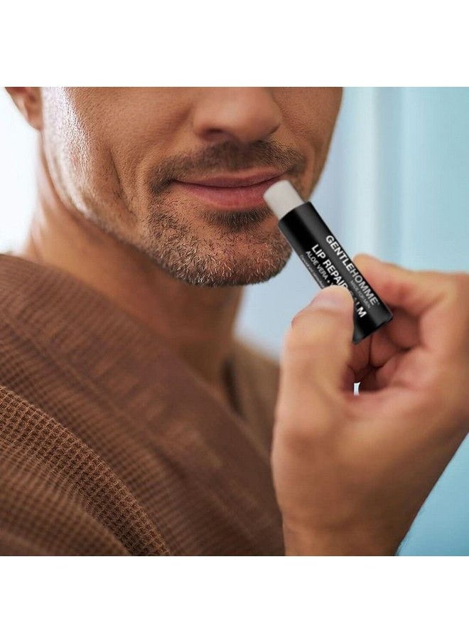 GENTLEHOMME - مرطب الشفاه SPF 15 للرجال، مرطب الشفاه والعناية بالشفاه للرجال، مرطب الشفاه الجاف والمتشقق، حماية من الشمس - Image 1