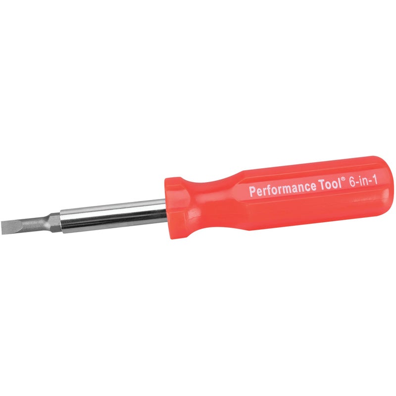 Performance Tool W975 6-in-1 Quick Change Screwdriver With Hex Torque Handle, Chrome Vanadium Steel - Image 4