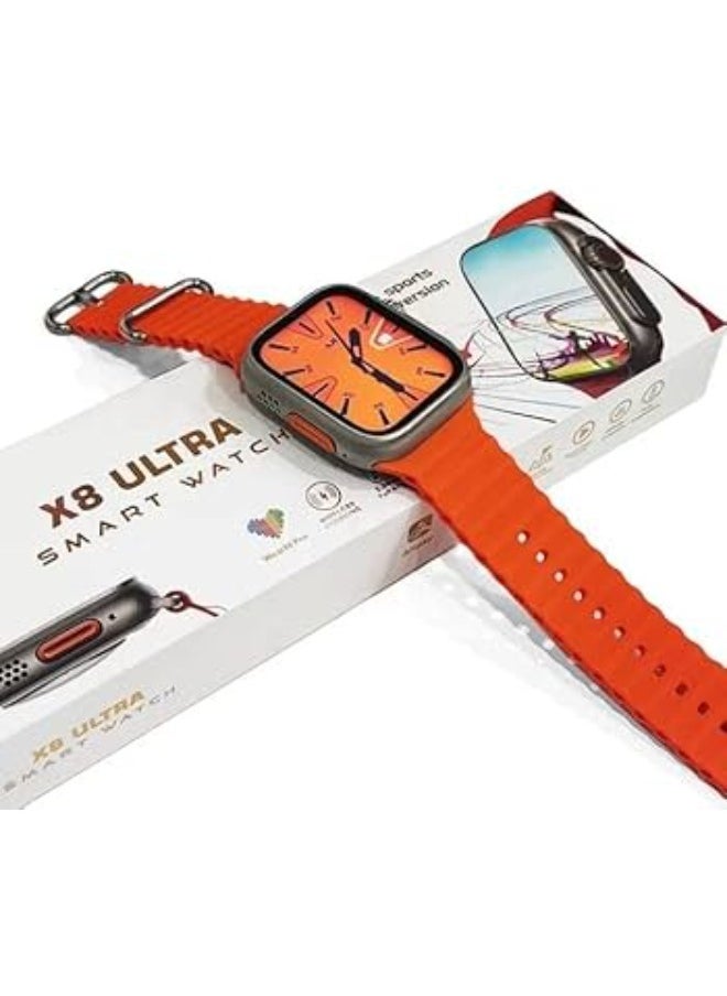 Generic - Smart Watch X8 Ultra - Orange - Image 1