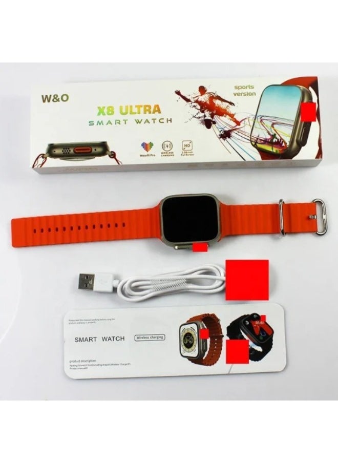 Generic - Smart Watch X8 Ultra - Orange - Image 1