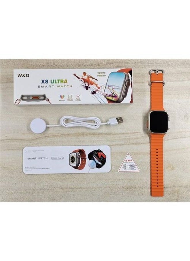 Generic - Smart Watch X8 Ultra - Orange - Image 1