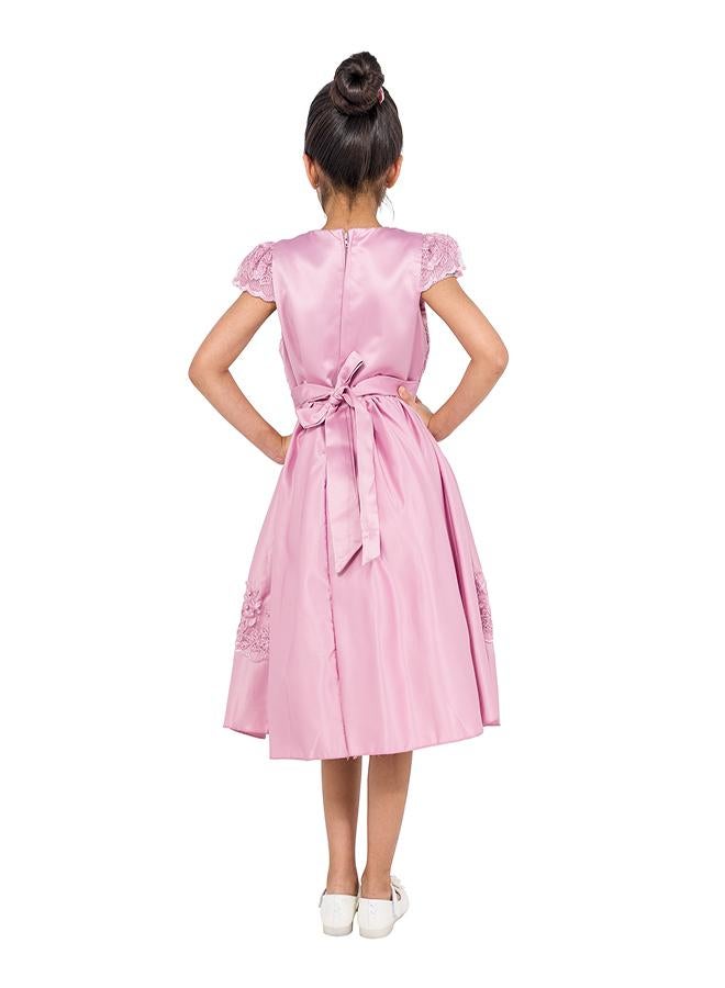 babyqlo Pink Embellished Dress - Image 2