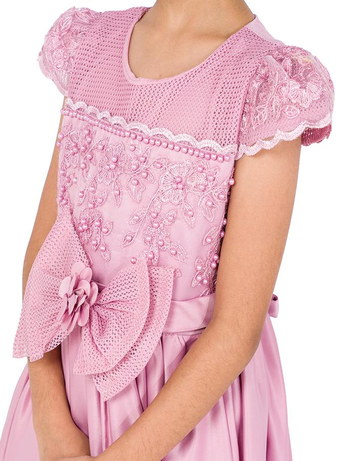 babyqlo Pink Embellished Dress - Image 4
