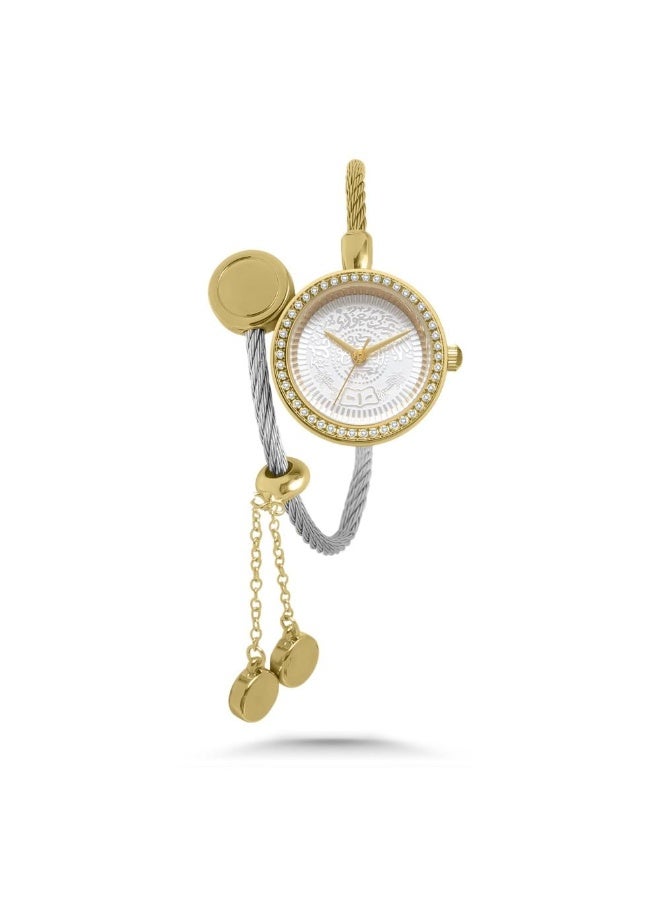 كاتيرا ساعة نسائية راقية تعبر عن الأصاله ضد الماء عصرية و حديثة وبجودة عالية