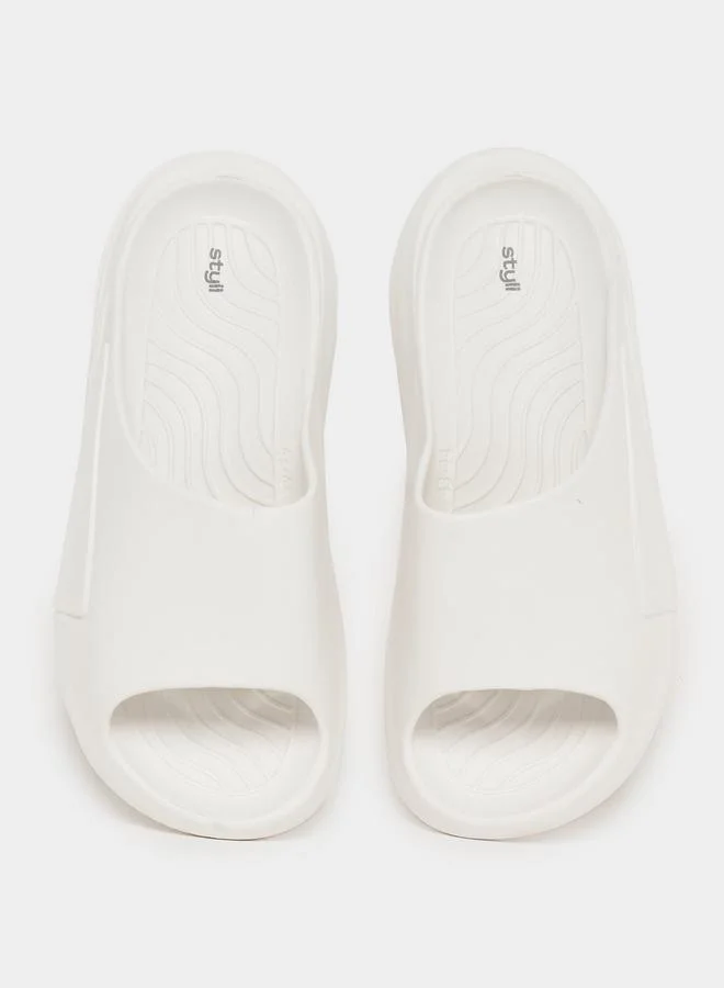 Styli Styli Lightweight Chunky Sole Slip-On Slides