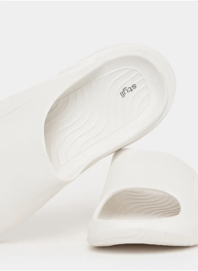 Styli Lightweight Chunky Sole Slip-On Slides