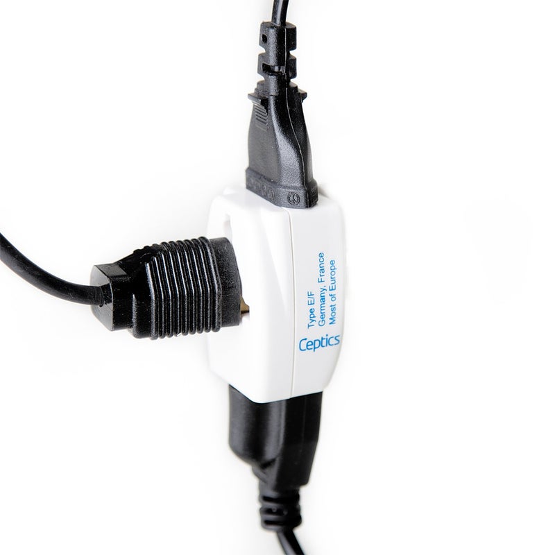 Ceptics 3 Outlet Travel Adapter Plug Type J for Switzerland - Image 3