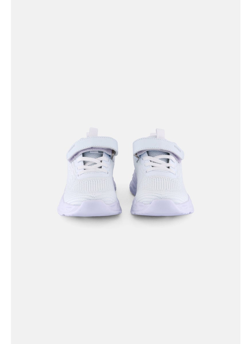 RBX - Kids Girl Velcro Closure Outdoor Shoes, White - Image 1