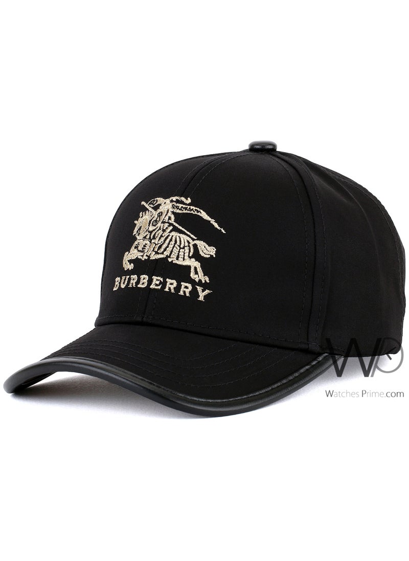BURBERRY Burberry Baseball Cap Black Color Cotton Hat For Men  - Image 1