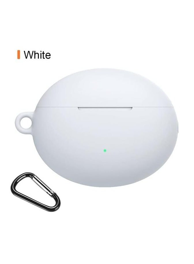 Protective Case for Huawei Freebuds 5i Silicone Cover Shockproof Earphone Case Soft Thin Anti Slip Earbud (White) - Image 2