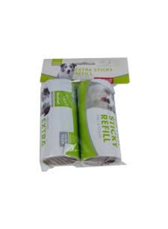 Extra Sticky Pet Lint Roller Refills 2pcs
