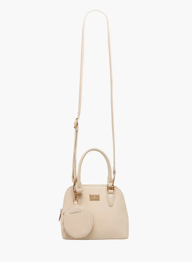 Flora Bella By Shoexpress Solid Tote Bag with Double Handle and Detachable Coin Pouch