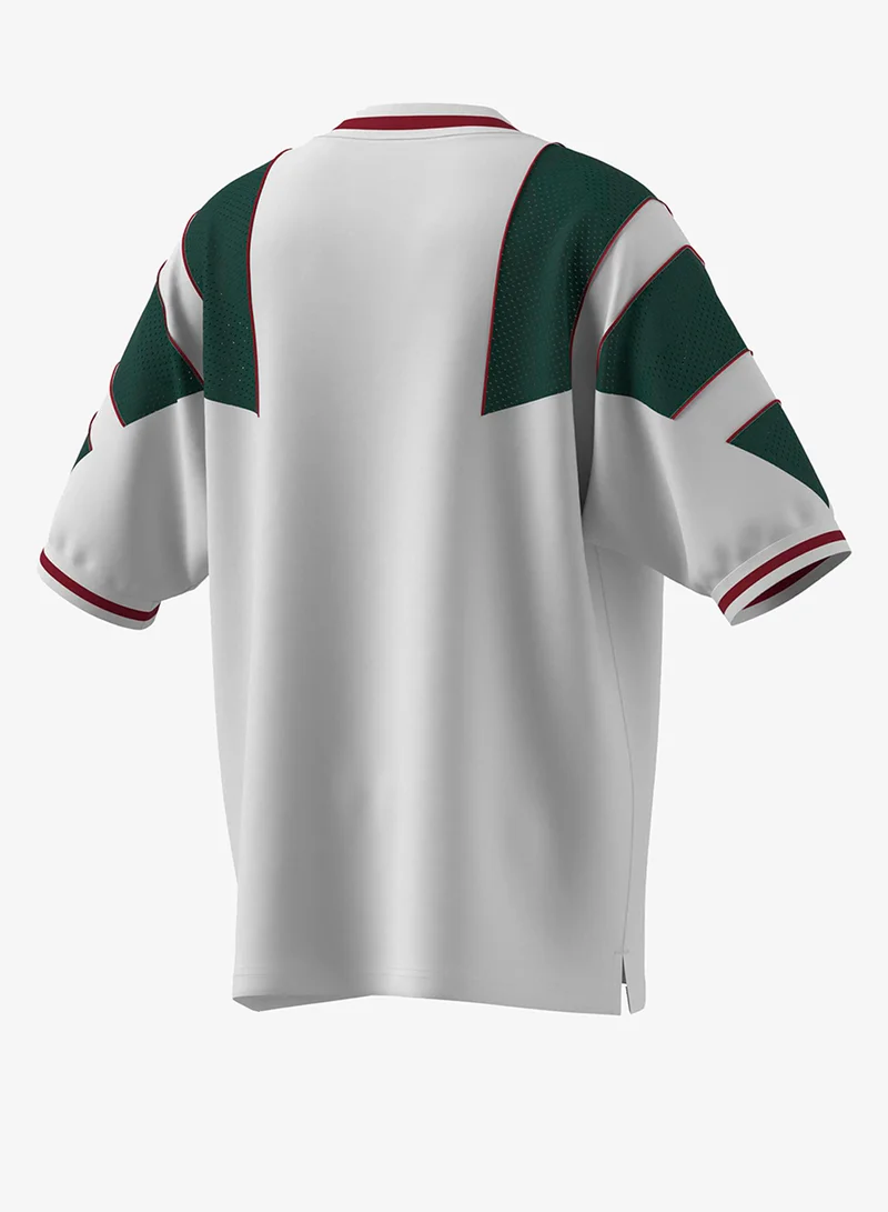 اديداس اوريجينالز جيرسي بتصميم هندسي بياقة أركايف