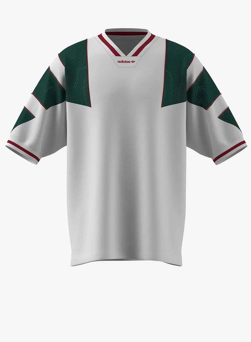 اديداس اوريجينالز جيرسي بتصميم هندسي بياقة أركايف