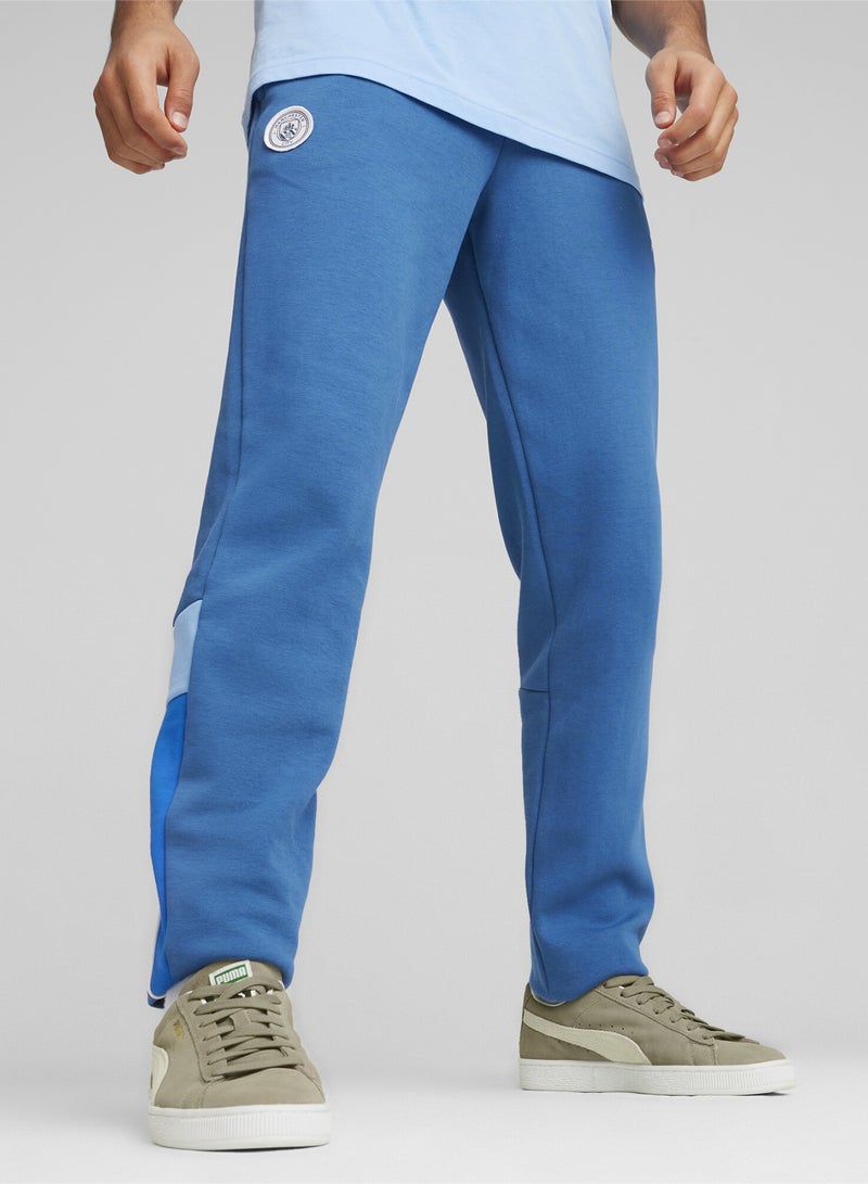 PUMA Manchester City FtblArchive Mens Blue Track Pants - Image 1