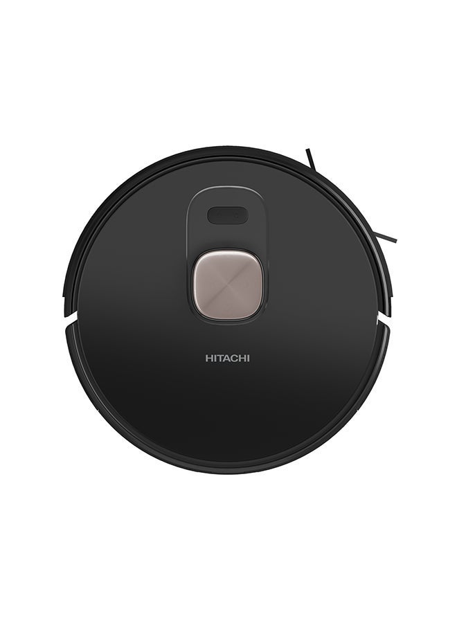 هيتاشي Hitachi Robot Vacuum Cleaner With LDS Navigation Mapping, Dust Disposal System Cleaning Setting on App, Powerful Suction Power Up to 5000Pa, Stay Connected with Home Direct App, Auto Charge, TÜV approval, RVX20PBKCG. 1 W RV-X20DPBKCG Black - Image 1