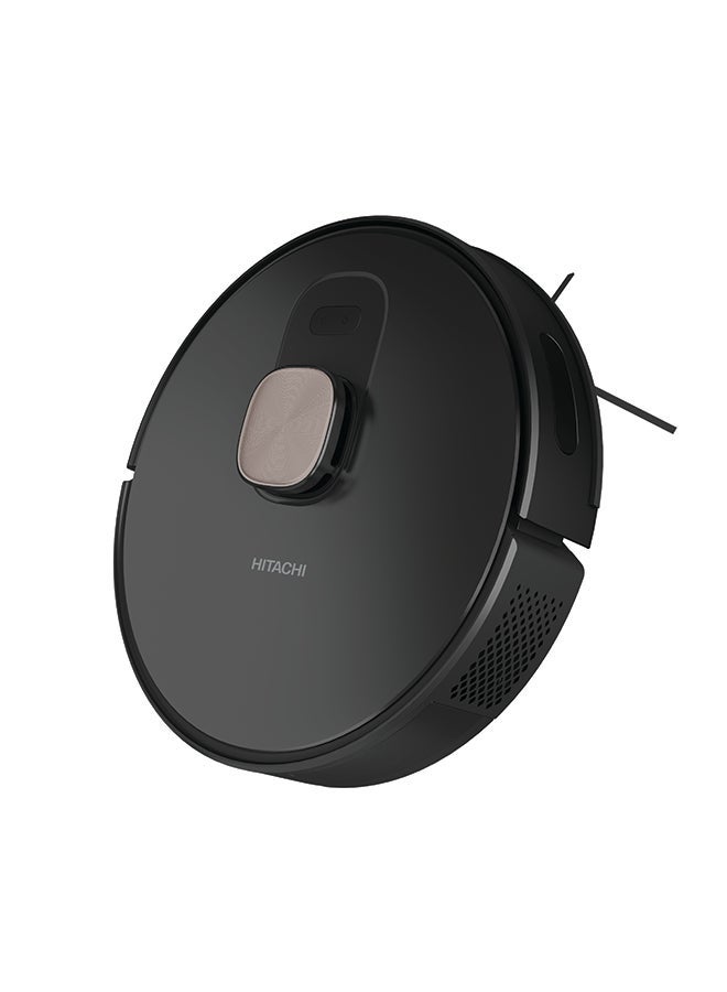 هيتاشي Hitachi Robot Vacuum Cleaner With LDS Navigation Mapping, Dust Disposal System Cleaning Setting on App, Powerful Suction Power Up to 5000Pa, Stay Connected with Home Direct App, Auto Charge, TÜV approval, RVX20PBKCG. 1 W RV-X20DPBKCG Black - Image 3