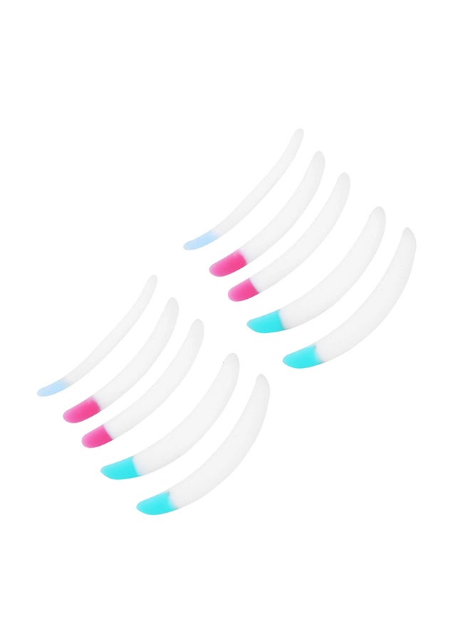 12-Pieces Eyelash Perming Curler Perm Pad Reusable Eyelash Perm Silicone Pads, Lift Rods Makeup Beauty Tool - GJD16
