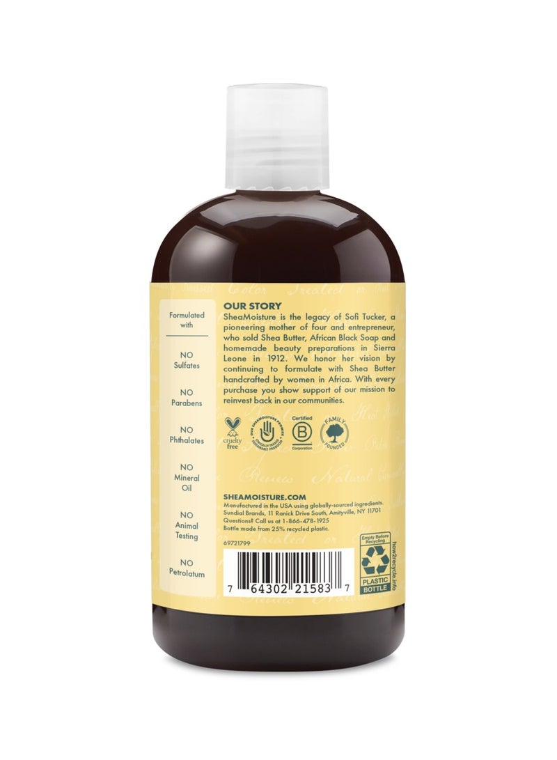 SheaMoisture Strengthen And Restore Shampoo With Pure Jamaican Black Castor Oil For Damaged Hair 384ml 384ml - Image 2