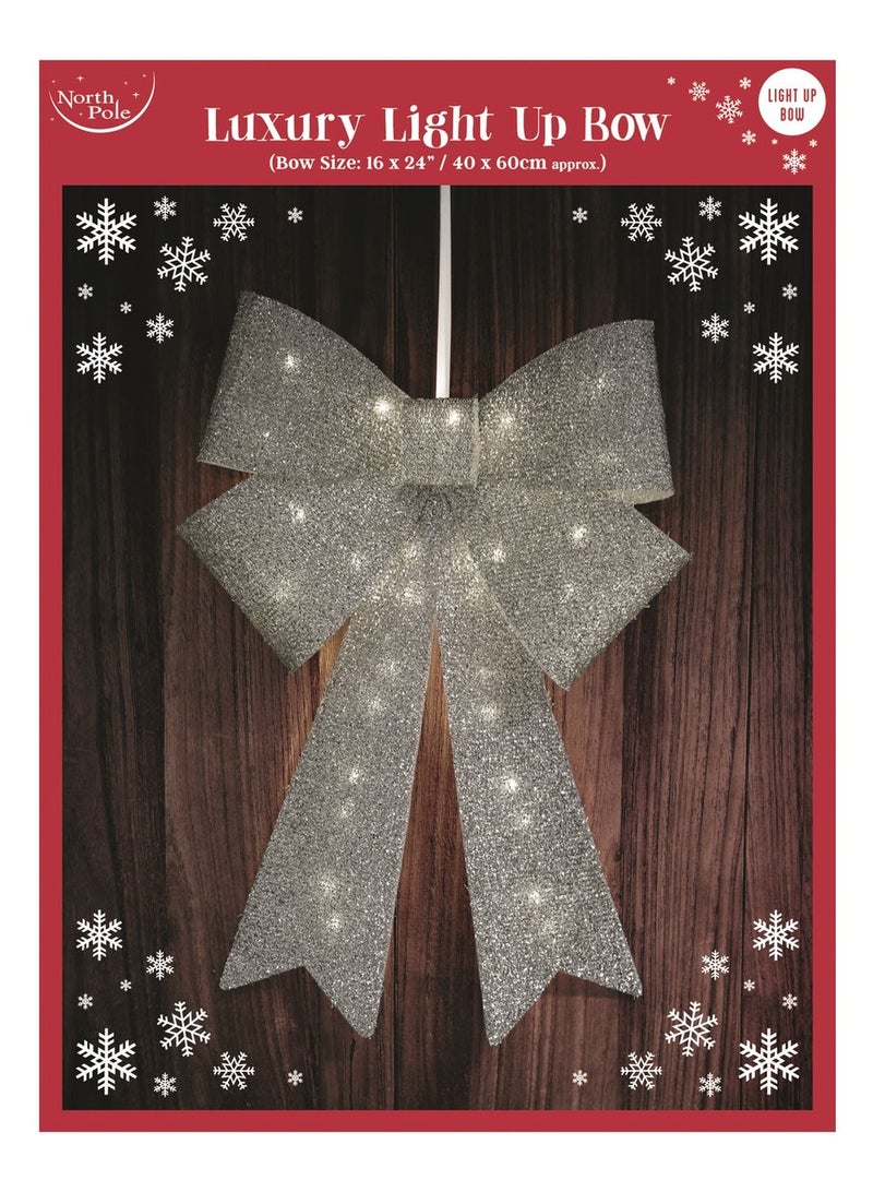 يووراب 16 × 24" قوس عيد الميلاد الذهبي المضيء LED 24 قطعة FSC