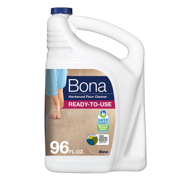 Bona Hardwood Floor Cleaner Refill - 96 fl oz - Unscented - Refill Spray Mops and Spray Bottles - Residue-Free Floor Cleaning Solution for Wood Floors - Image 1