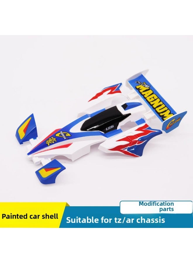 Spray Paint Car Shell Four-drive Brothers Four-drive Car Full Coating Ruize DD Jump Strong Rod Sonic Cyclone Charge Big Mac-Color:Three-generation Hao/cyclone Charging Painting Car Shell  - Image 1