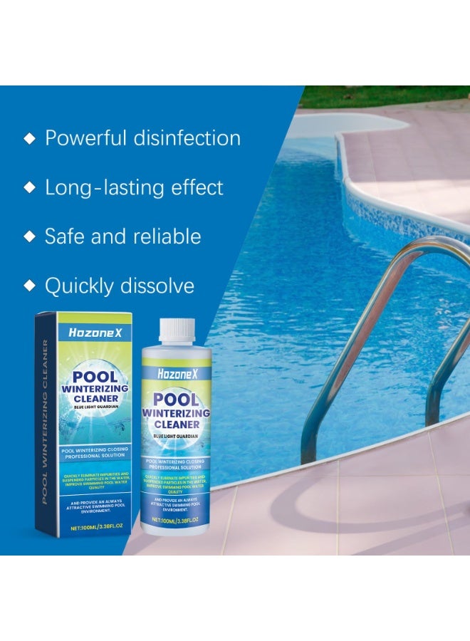 HOZONEX Pool Clarifier - Ultimate Clarity Booster for Crystal Clear Water, Fast Acting & Long Lasting, Reduces Cloudiness, Enhances Filter Performance, Safe for All Pools, 100ml - Image 2