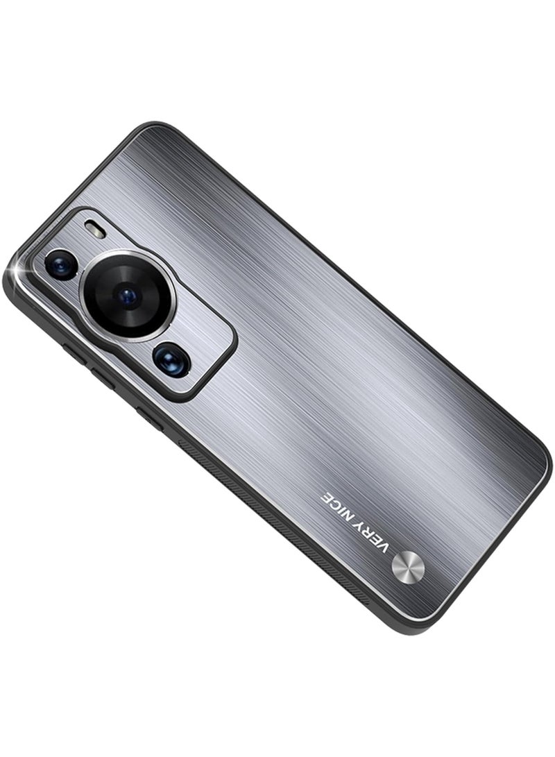 General Huawei P60 Pro/P60 [Heavy] Armored Aluminum Metal Shockproof Bumper Housing, Huawei P60 Pro/P60 Soft Silicone Military Hybrid Hard Cover  - Image 1