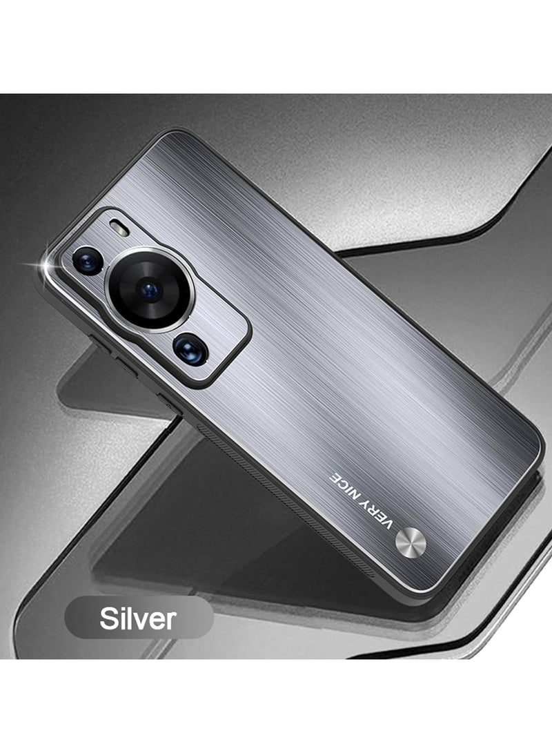 General Huawei P60 Pro/P60 [Heavy] Armored Aluminum Metal Shockproof Bumper Housing, Huawei P60 Pro/P60 Soft Silicone Military Hybrid Hard Cover  - Image 2