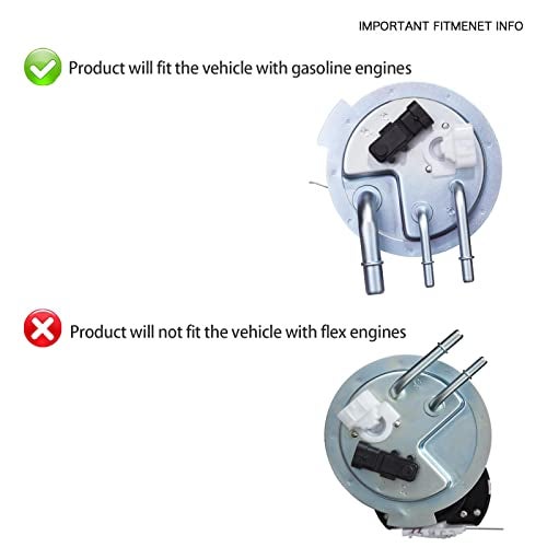 DWVO Fuel Pump Compatible with 2004-2007 Chevy Tahoe GMC Yukon Cadillac Escalade 4.8L 5.3L 6.0L 6.2L (with gasoline engines ONLY) - Image 2