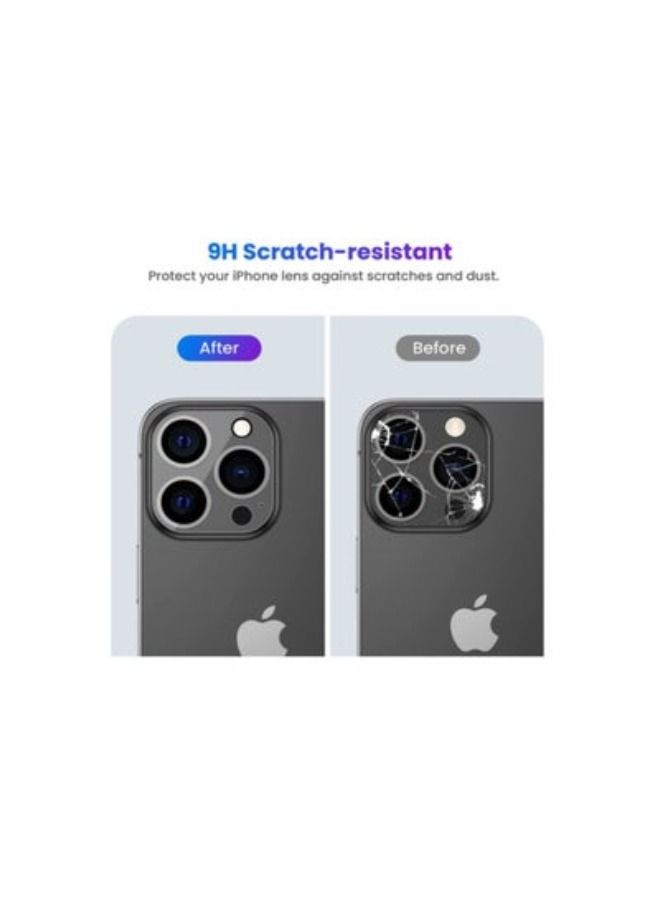 ACLIX 2 Pack Camera Lens Protector Compatible with iPhone 13 Pro 2021, Scratch Resistant Tempered Glass Film for iPhone 13 Pro -2021. - Image 4