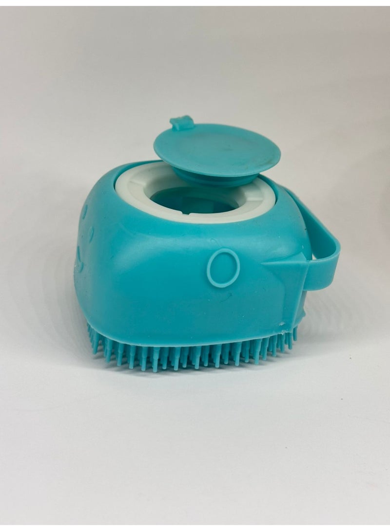 Silicone Body Brush Shower Scrubber With Shower Gel Dispenser Function Soft Bath Massage Exfoliating Cleaning - Image 4