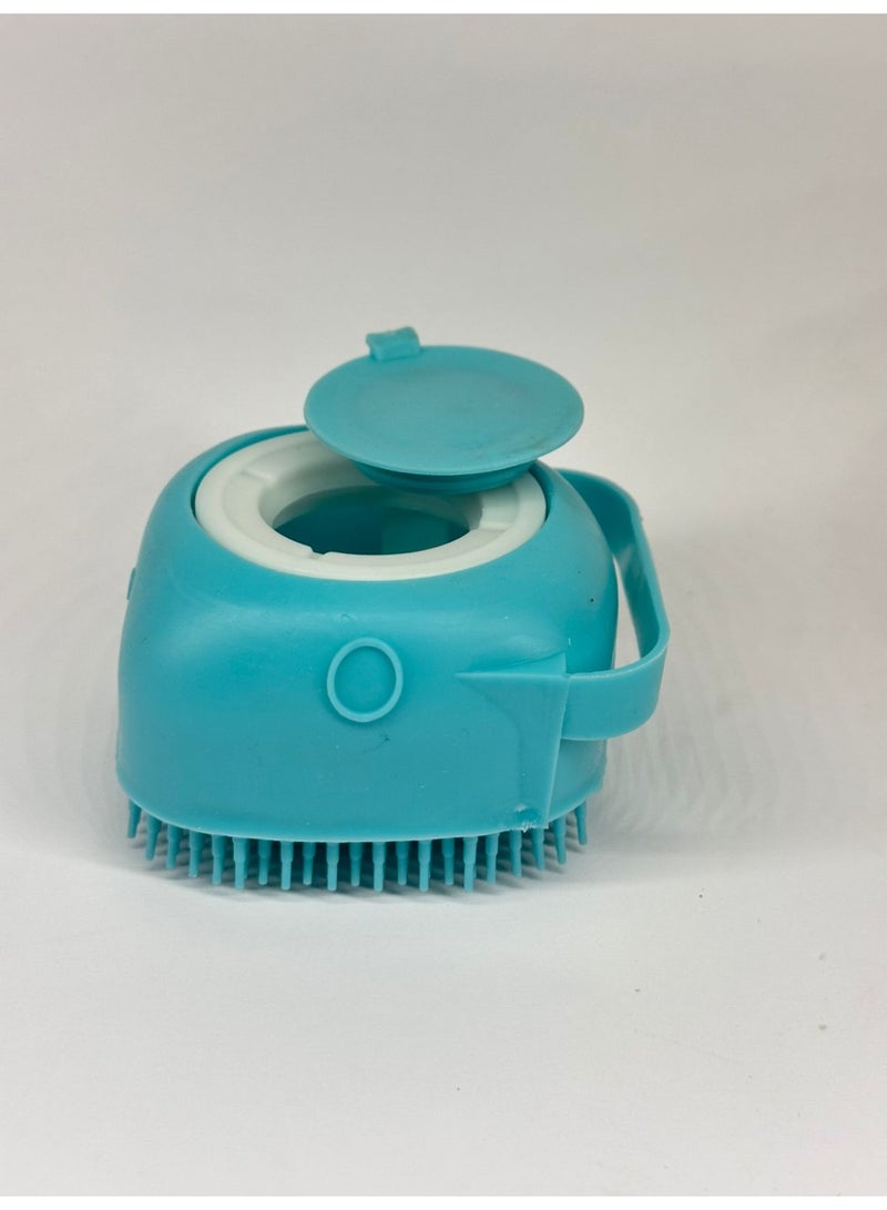 Silicone Body Brush Shower Scrubber With Shower Gel Dispenser Function Soft Bath Massage Exfoliating Cleaning - Image 3