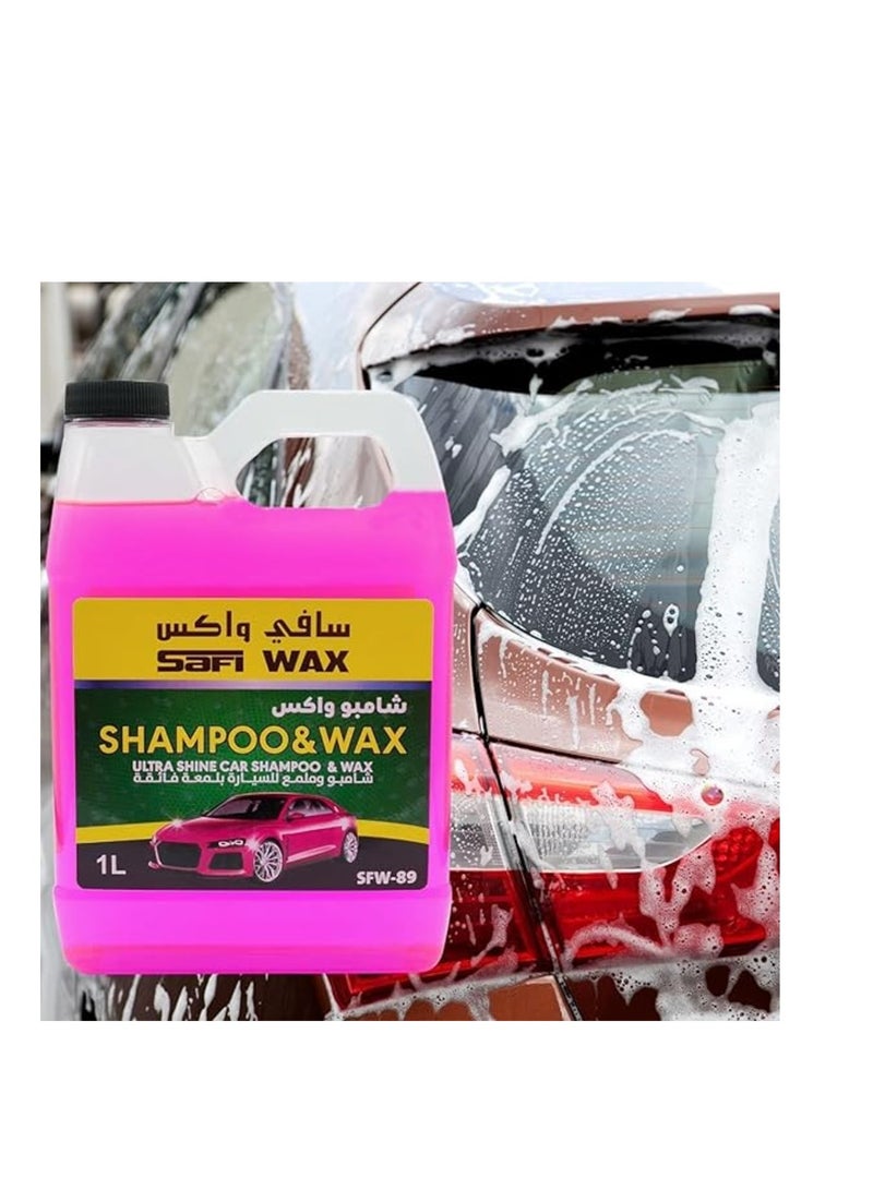 Safi WAX 1-L Car wash shampoo with long lasting shine - Image 2