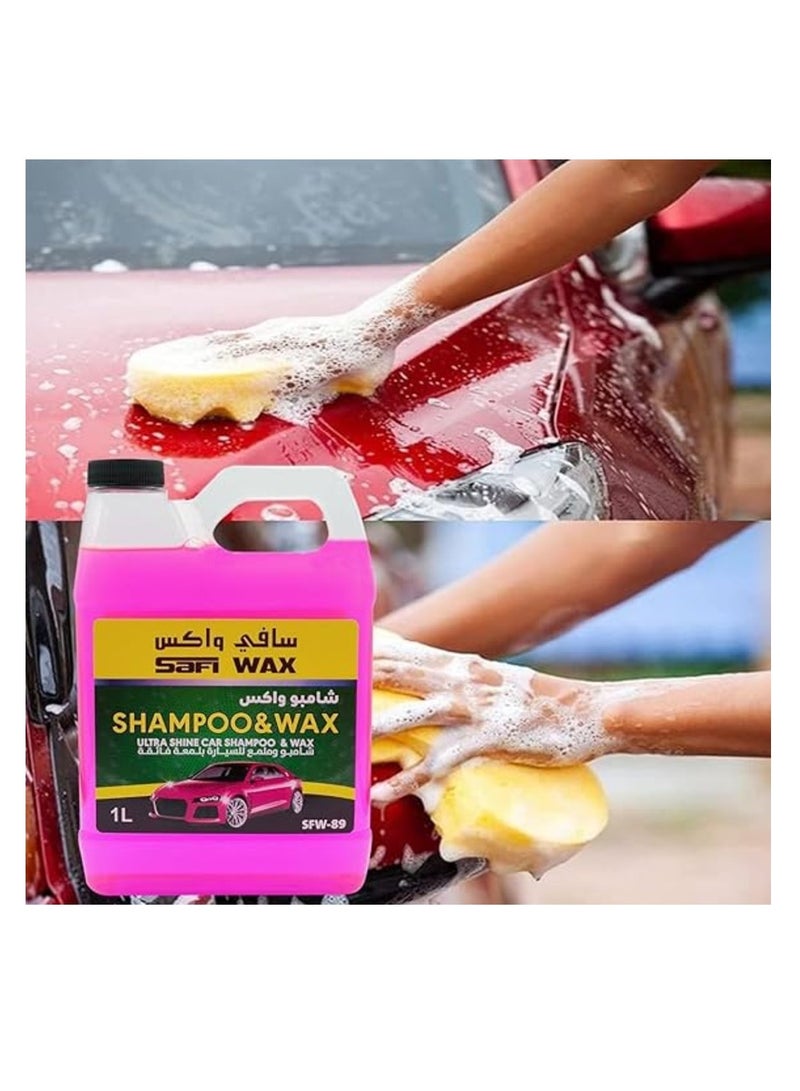 Safi WAX 1-L Car wash shampoo with long lasting shine - Image 3