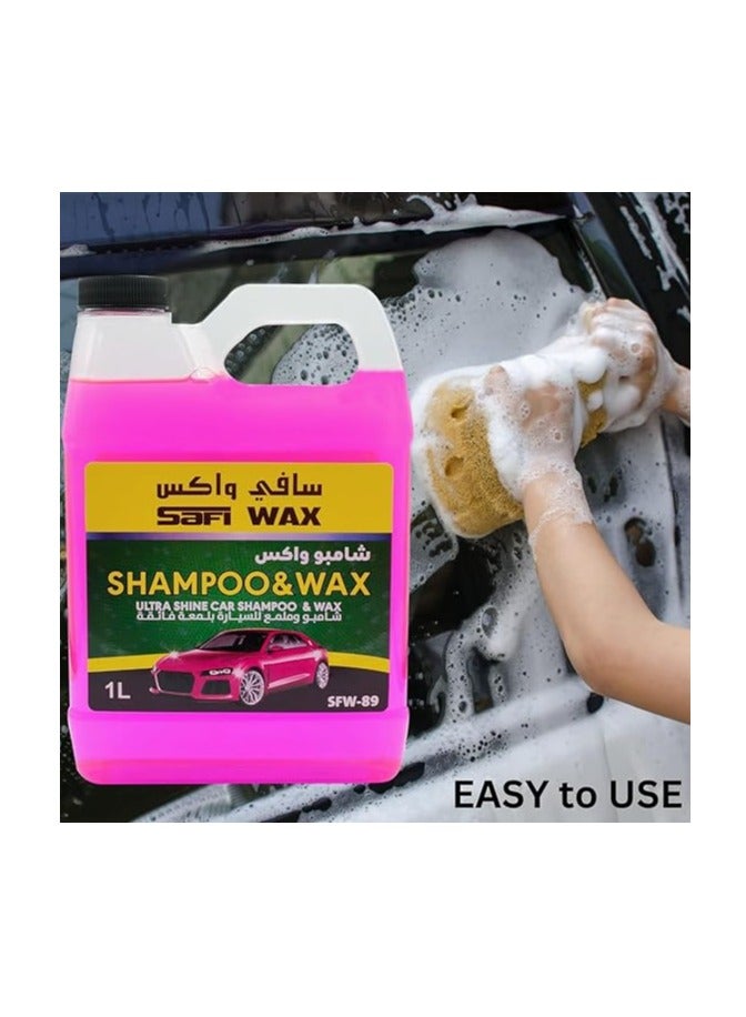 Safi WAX 1-L Car wash shampoo with long lasting shine - Image 4