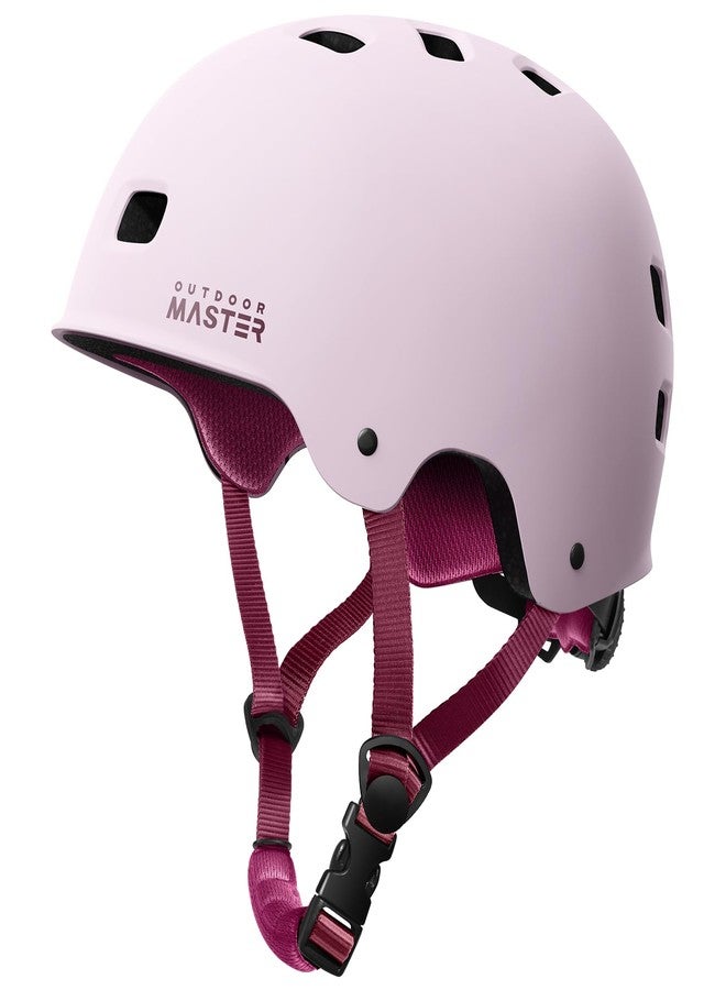 OutdoorMaster Skateboard Cycling Helmet - Two Removable Liners Ventilation Multi-Sport Scooter Roller Skate Inline Skating for Kids, Youth & Adults - Image 1