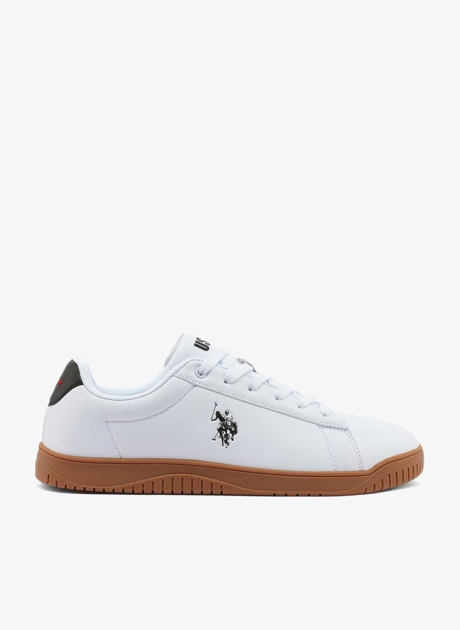 U.S. Polo Assn. Men's White Low-Top Sneakers - Durable and Stylish Casual Footwear - Image 1