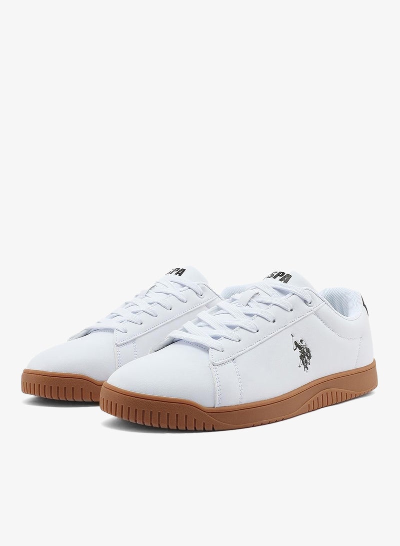 U.S. Polo Assn. Men's White Low-Top Sneakers - Durable and Stylish Casual Footwear - Image 4