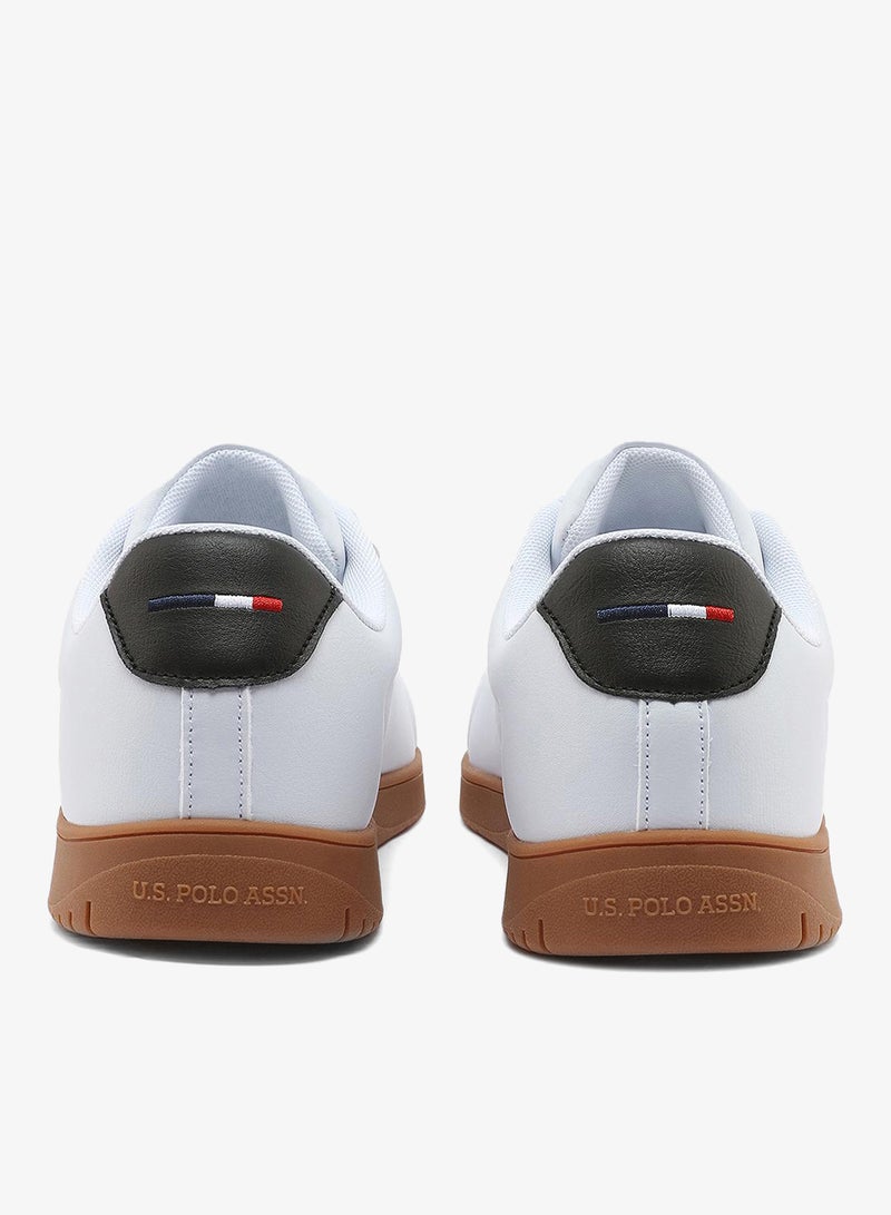 U.S. Polo Assn. Men's White Low-Top Sneakers - Durable and Stylish Casual Footwear - Image 3