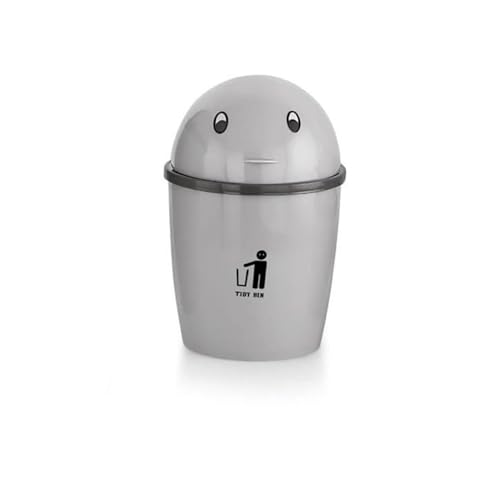 PUTHAK Plastic Small SwingLid Trash Bin, Multi-Use Dustbin For Study Table Office- Color May Vary (Pack Of 1) - Image 4