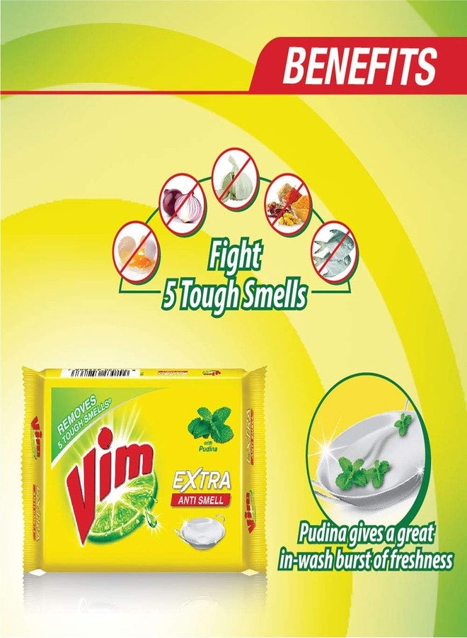 Vim Dishwash Anti Smell Bar Pudina 250 g - Image 5