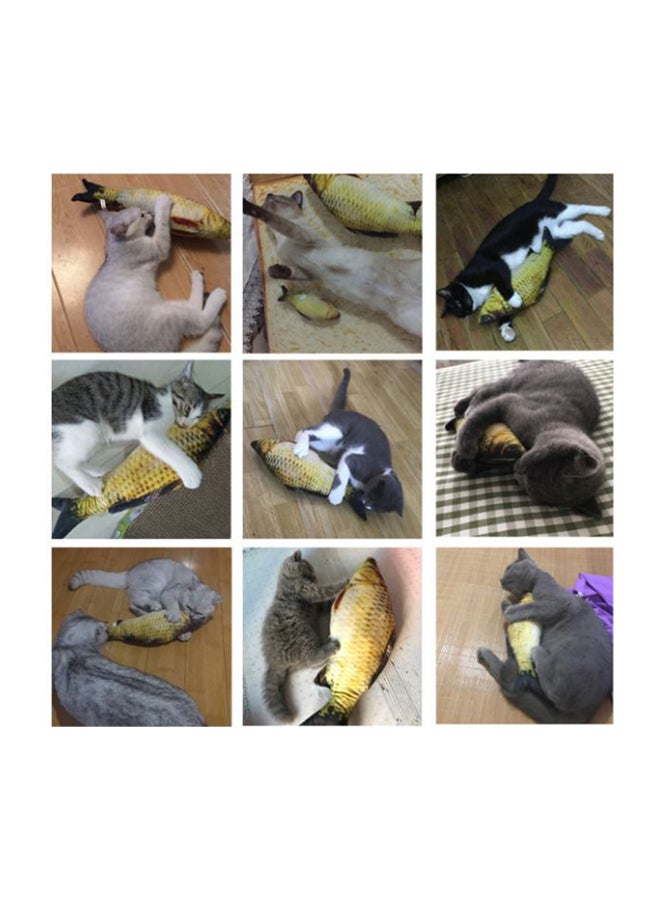 لعبة سمكة ثلاثية الأبعاد بلون أخضر/أبيض مقاس 20 سنتيمتر - Image 3