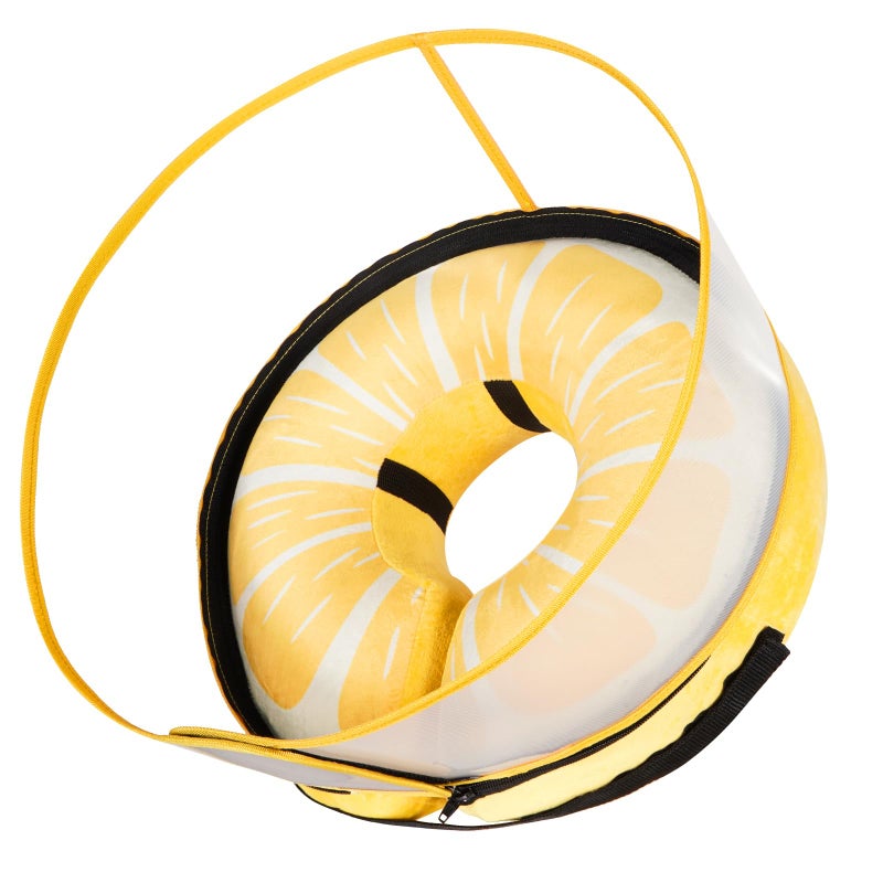 CNEO Inflatable Dog Cone Collar with Detachable Enhanced AntiLicking Shield Soft Neck Donut Collar for Dogs After Surgery Adjustable Dog Cone Alternative for Large Medium Small Dogs Cats - Image 2
