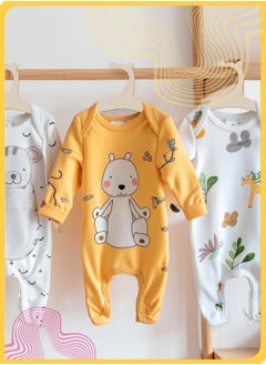 She&Little 20Pcs Wooden Baby Hangers 9-Inch, Cute Bear Ear Design Infant Clothes Hangers for Baby Girls Boys, Natural Wood Nursery Hanger Set  - Image 2