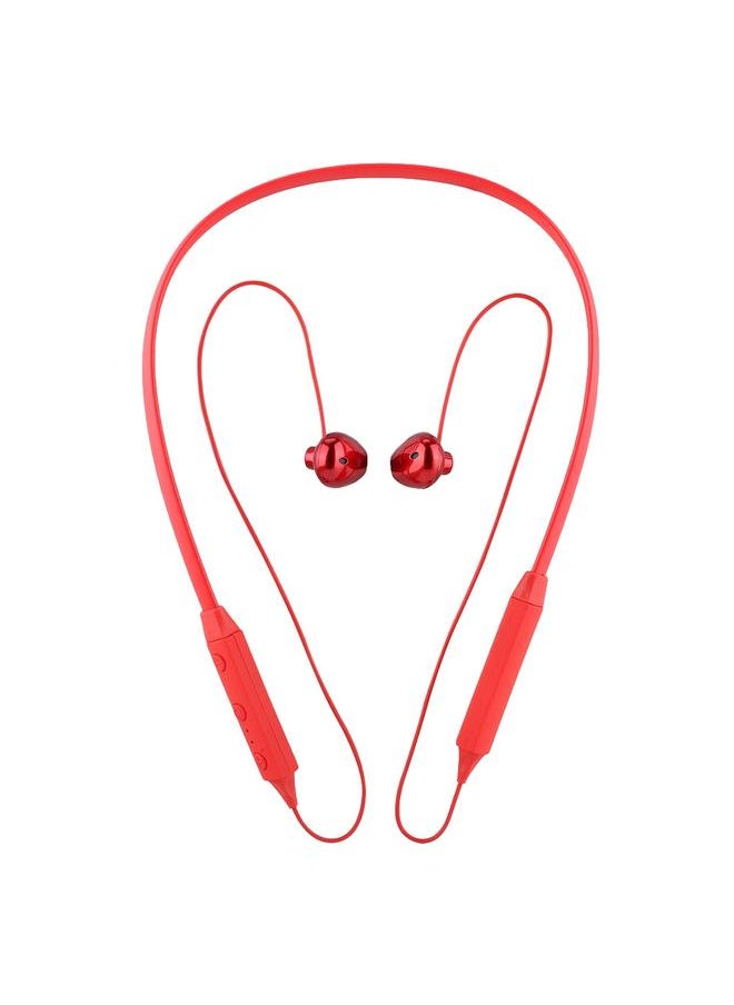 Thoraya Waterproof Bluetooth 4.2 In ear Sports Magnetic Neckband Earphone Headset Headphone(Red)  - Image 5