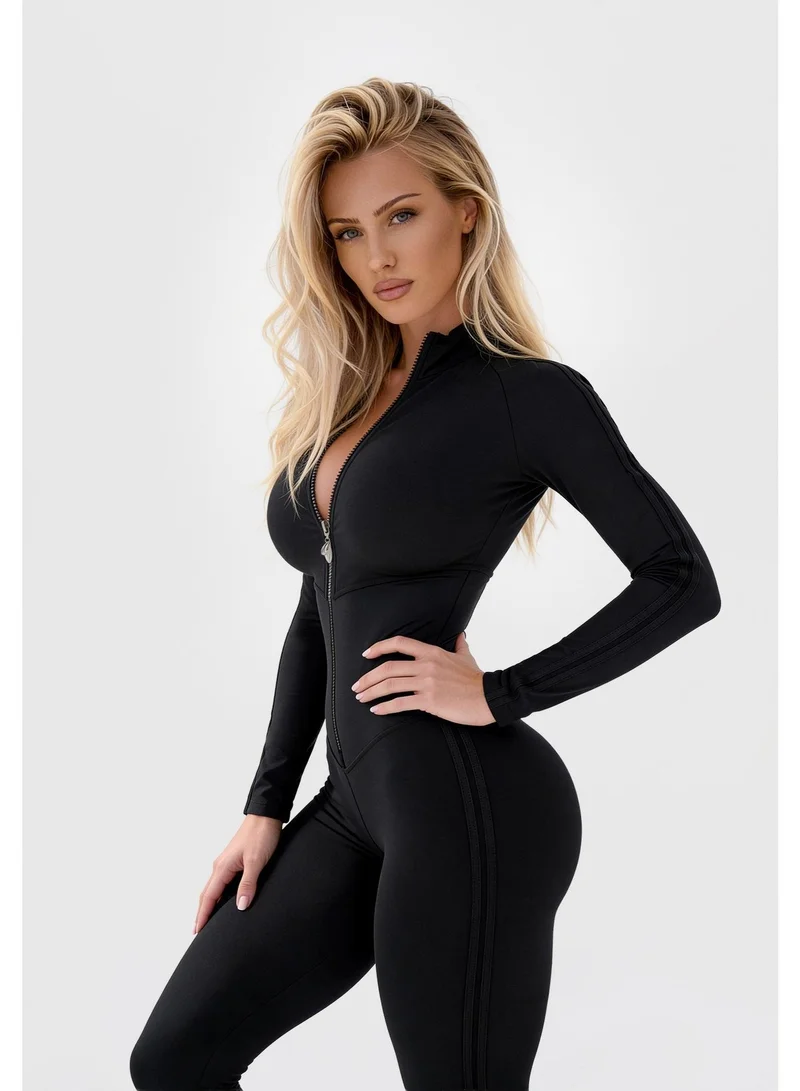 Bona Fide Bona Fide One Piece Workout Jumpsuits for Women - Athletic Romper Jumpsuit with Tummy Control and Lifting for Yoga, Gym