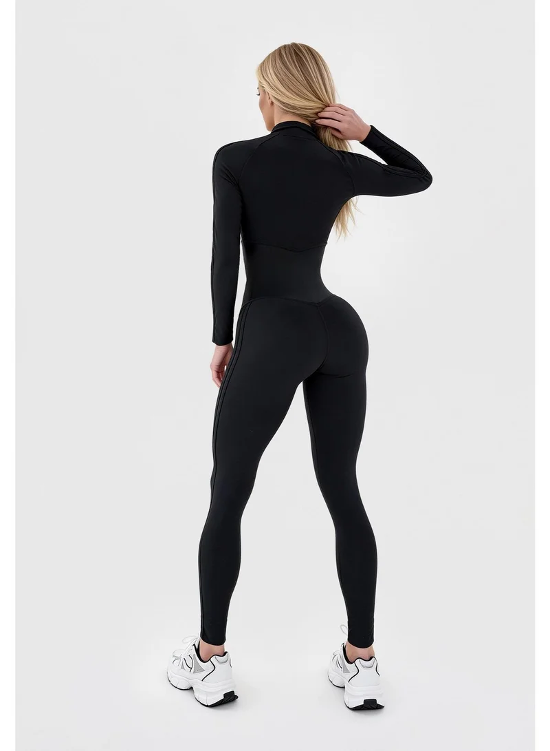 Bona Fide Arcana Syndicate Base Mrl Black Arcana Syndicate Base Mrl Long Sleeve Jumpsuit for Women for Women | Best Price UAE
