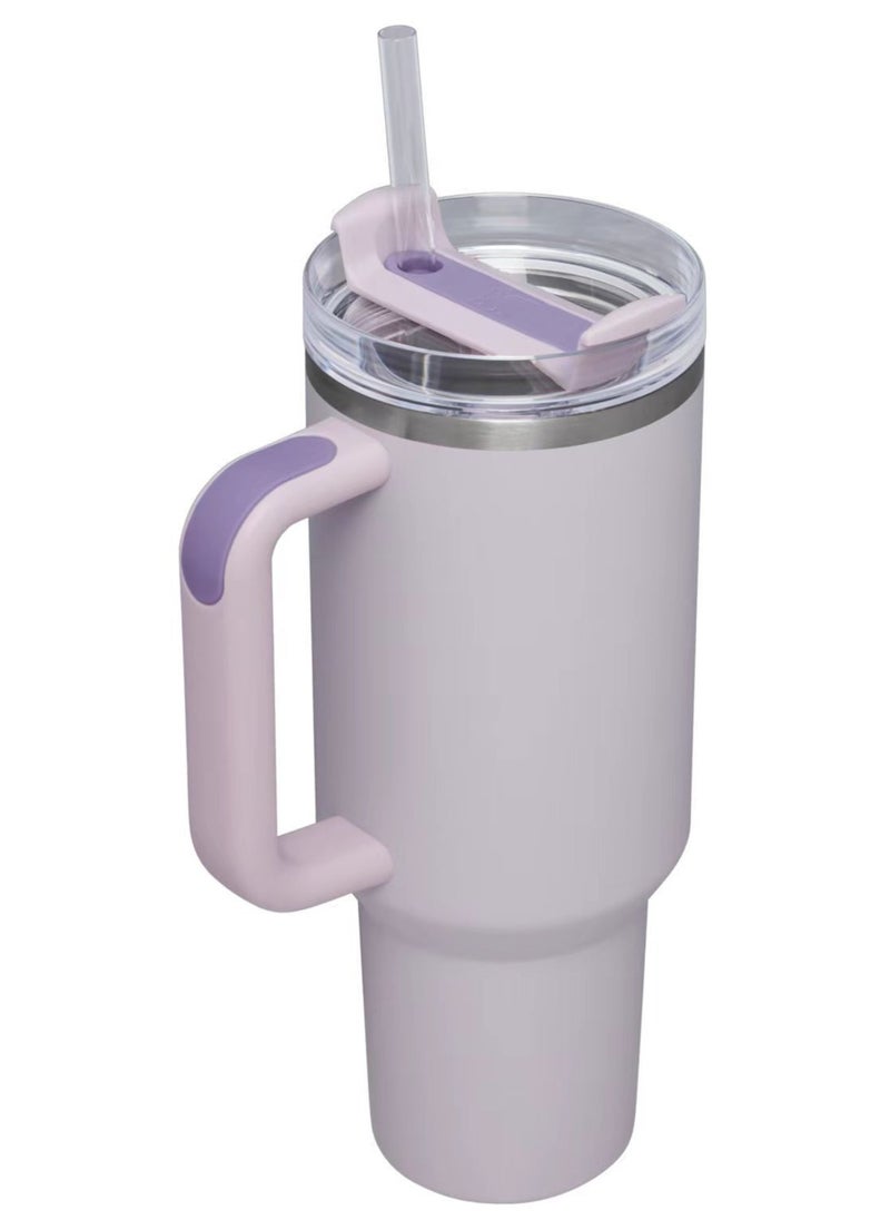 Stanley - Quencher Stainless Steel Vacuum Insulated Tumbler with Lid and Straw for Water, Iced Tea or Coffee, Smoothie and More, 40 oz - Image 1